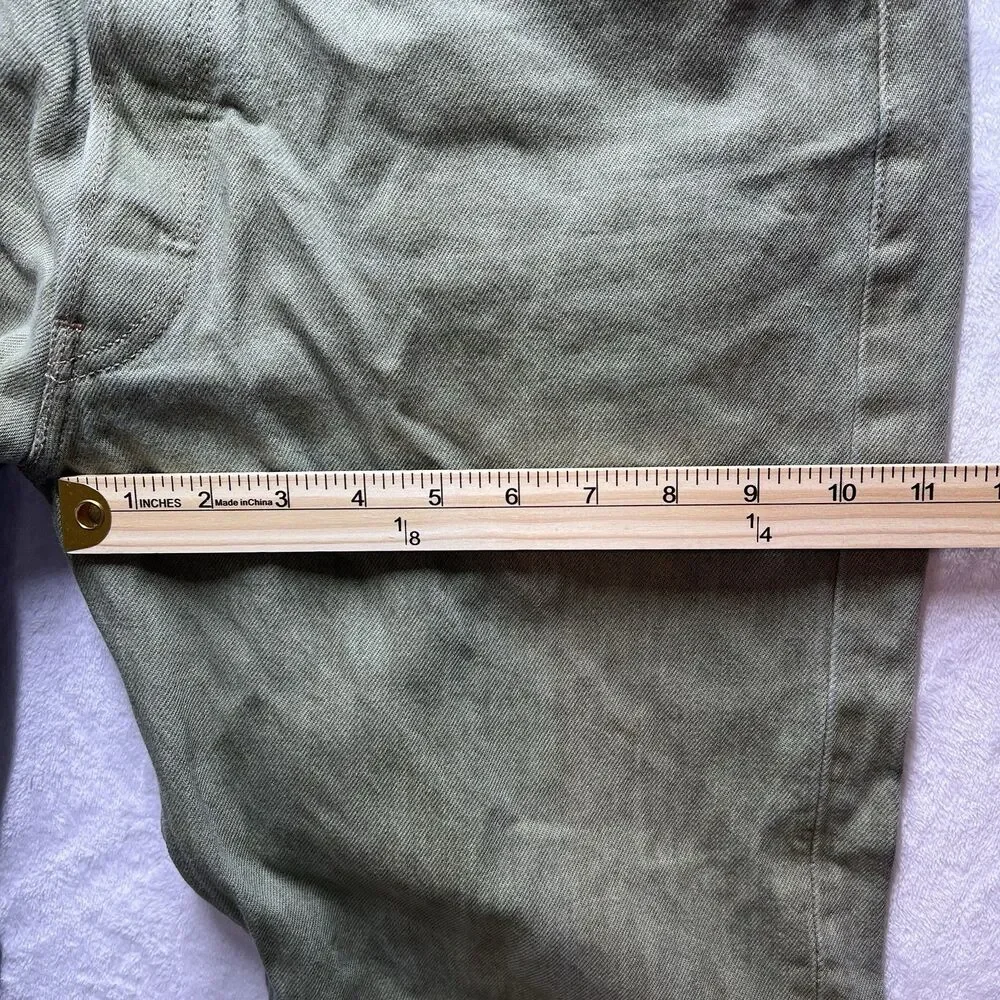 Levi’s Men’s 501 Jeans Button Fly Green W35 L36 Tagged Actual Inseam 32